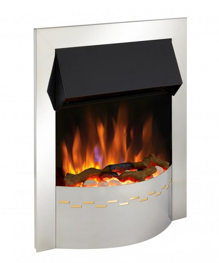 Dimplex Ellister Chrome Inset Optiflame XHD Electric Fire