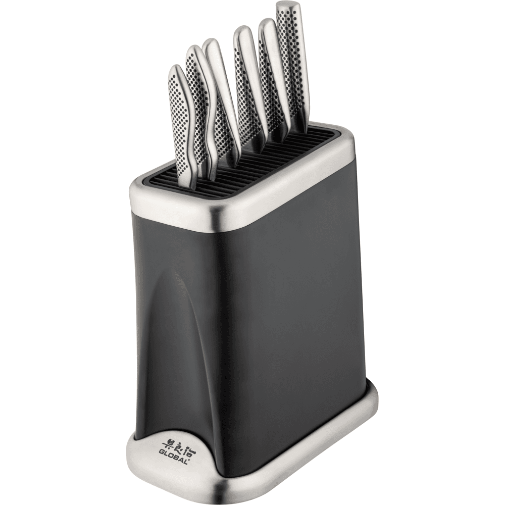 Global 7 piece sales knife block set