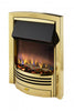 Dimplex Glencoe Brass Inset Optiflame 3D Electric Fire