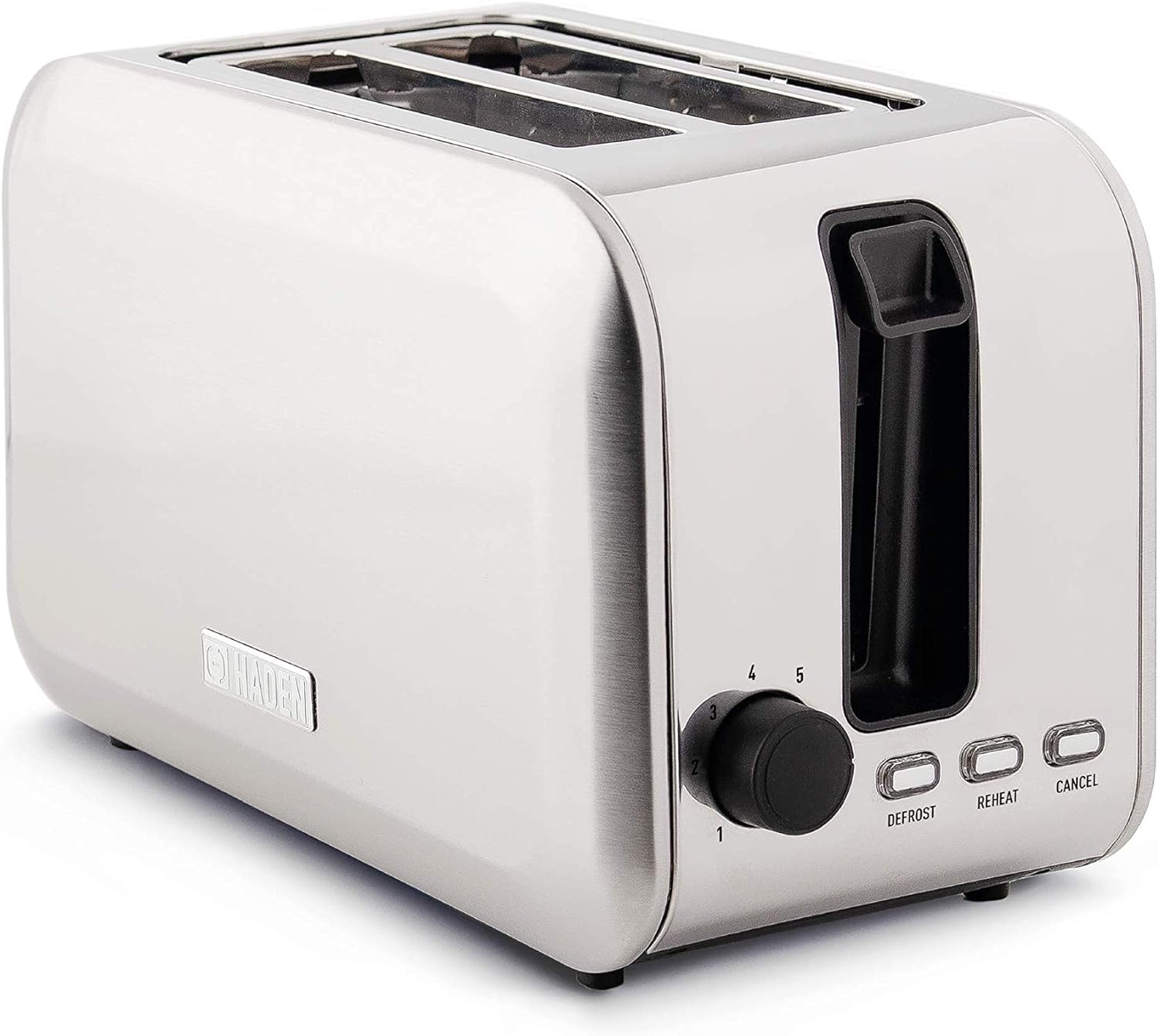 Haden Stoke Brushed Steel 2 Slice Toaster