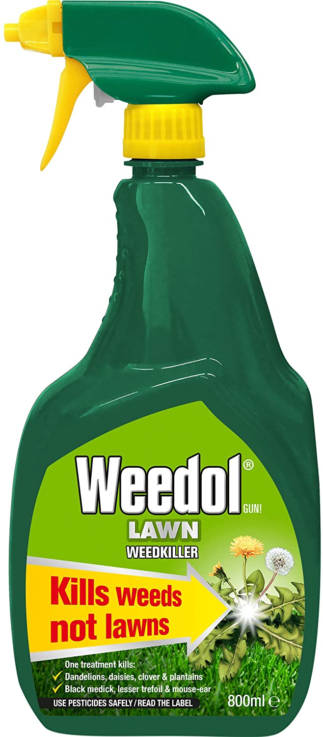 Weedol Lawn Weedkiller Ready To Use 800ml Spray Bottle
