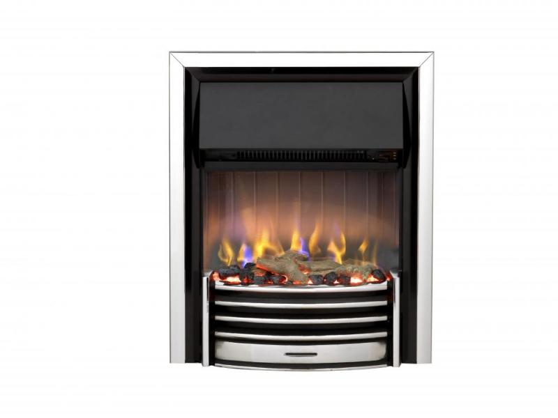 Dimplex Lerwick Chrome Inset Optiflame 3D Electric Fire