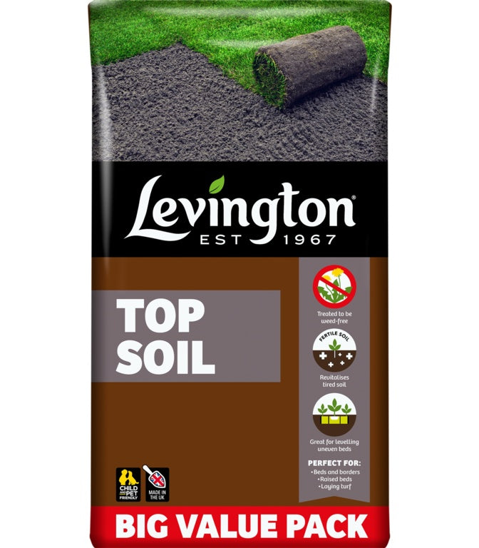 Levington Top Soil Peat Free 30L