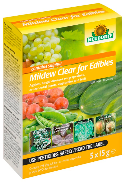 Neudorff Mildew Clear For Edibles 5x15g