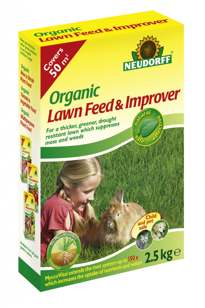 Neudorff Organic Lawn Feed & Improver 2.5kg