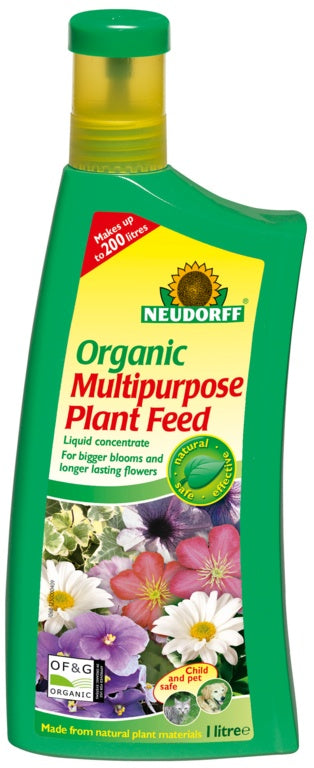 Neudorff Organic Multi Purpose Plant Feed 1L Concentrate