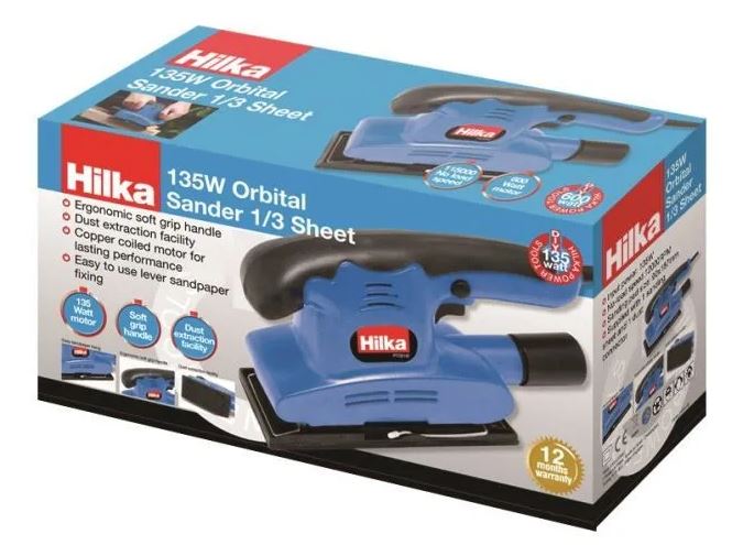 Hilka 135w Orbital Sander 1/3 Sheet