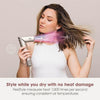 Shark HD435SLUK FlexStyle 4-in-1 Air Styler & Hair Dryer for Curly & Coily Hair – Stone
