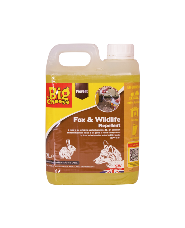 The Big Cheese Fox & Wildlife Repellent 2L Ready to Use