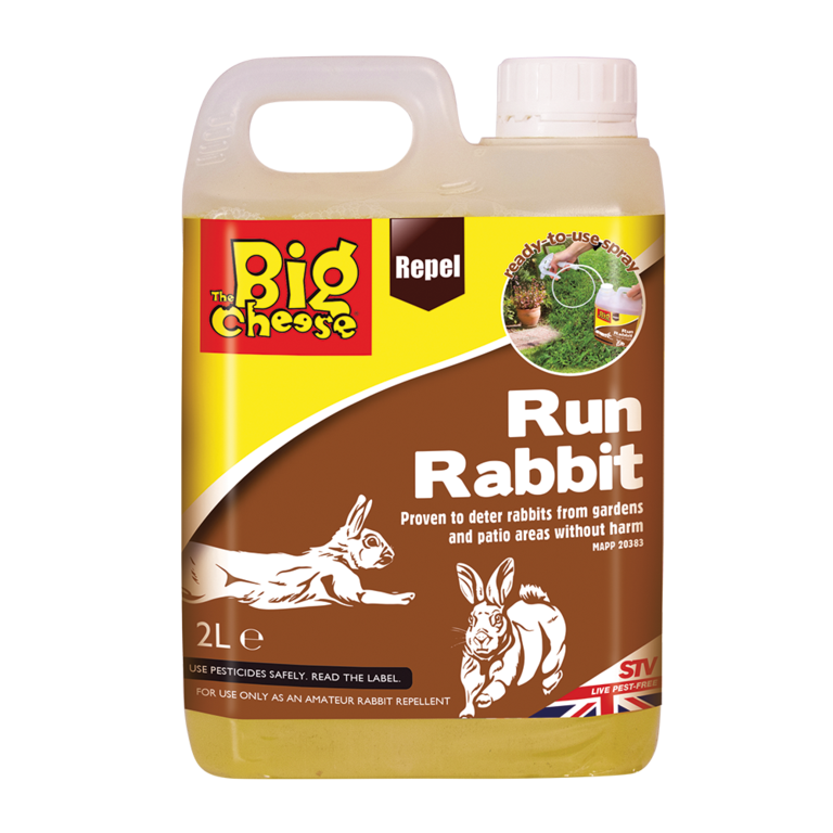 Cheese Wheel Rabbit Trap The Big Cheese Run Rabbit Repellent 2L – Ample