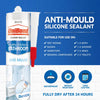 UniBond Anti-Mould Bathroom & Kitchen Sealant White 274g