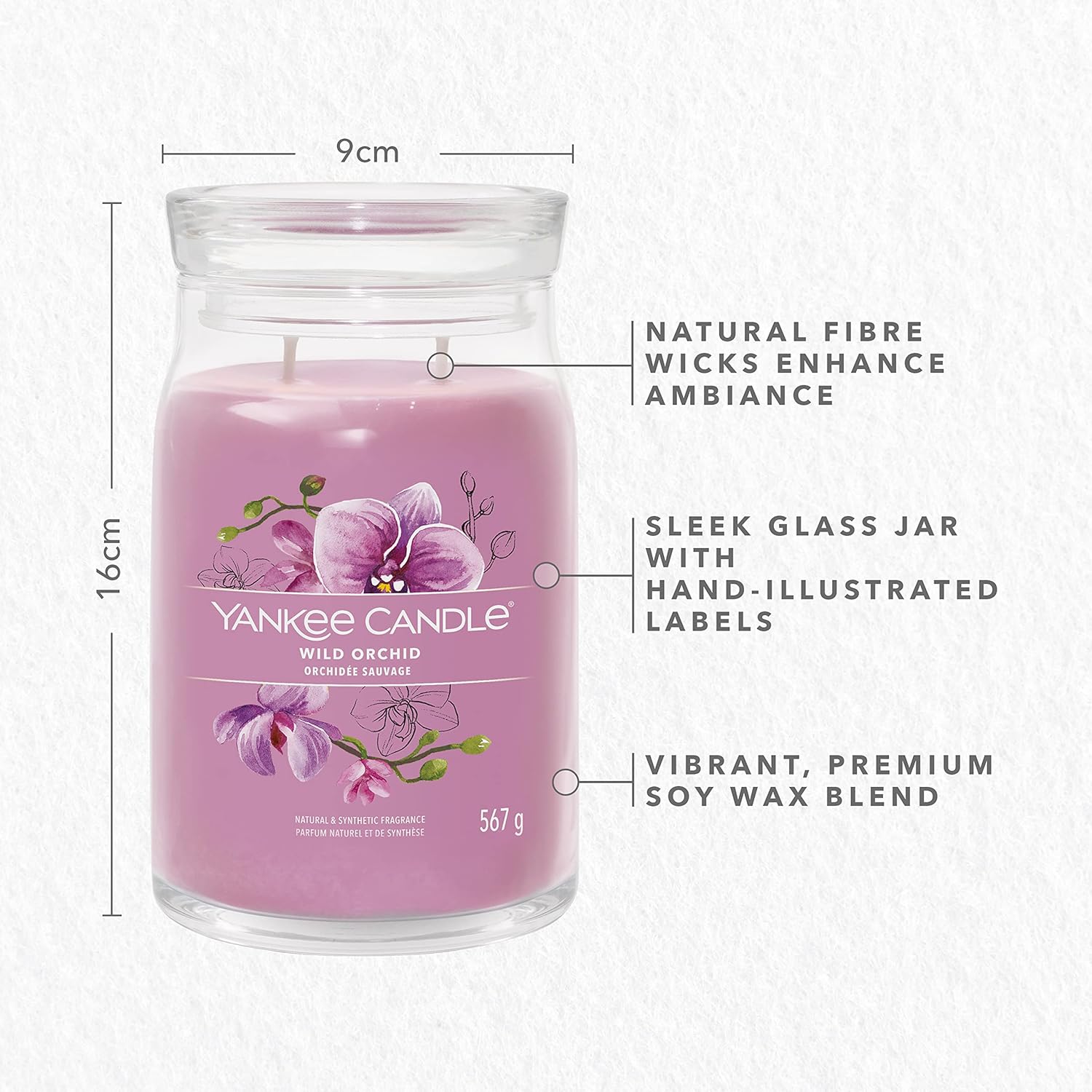Yankee Candle Wild Orchid Signature Large Jar