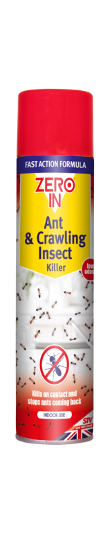 Zero In Ant & Crawling Insect Killer Spray 300ml Aerosol