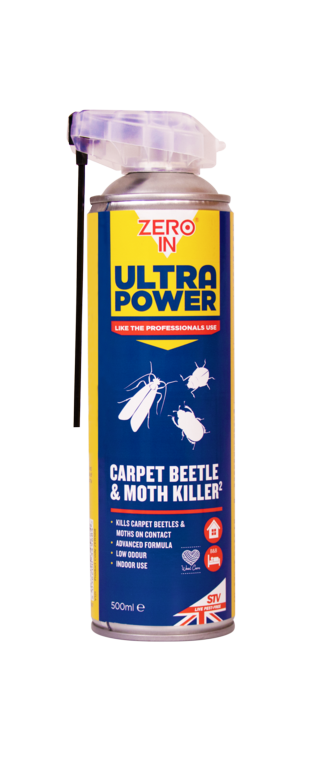 Zero In Ultra Power Carpet Beetle & Moth Killer 500ml