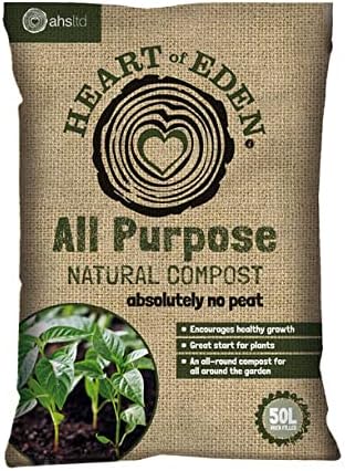 Heart of Eden All-Purpose Natural Compost - Peat Free 50L
