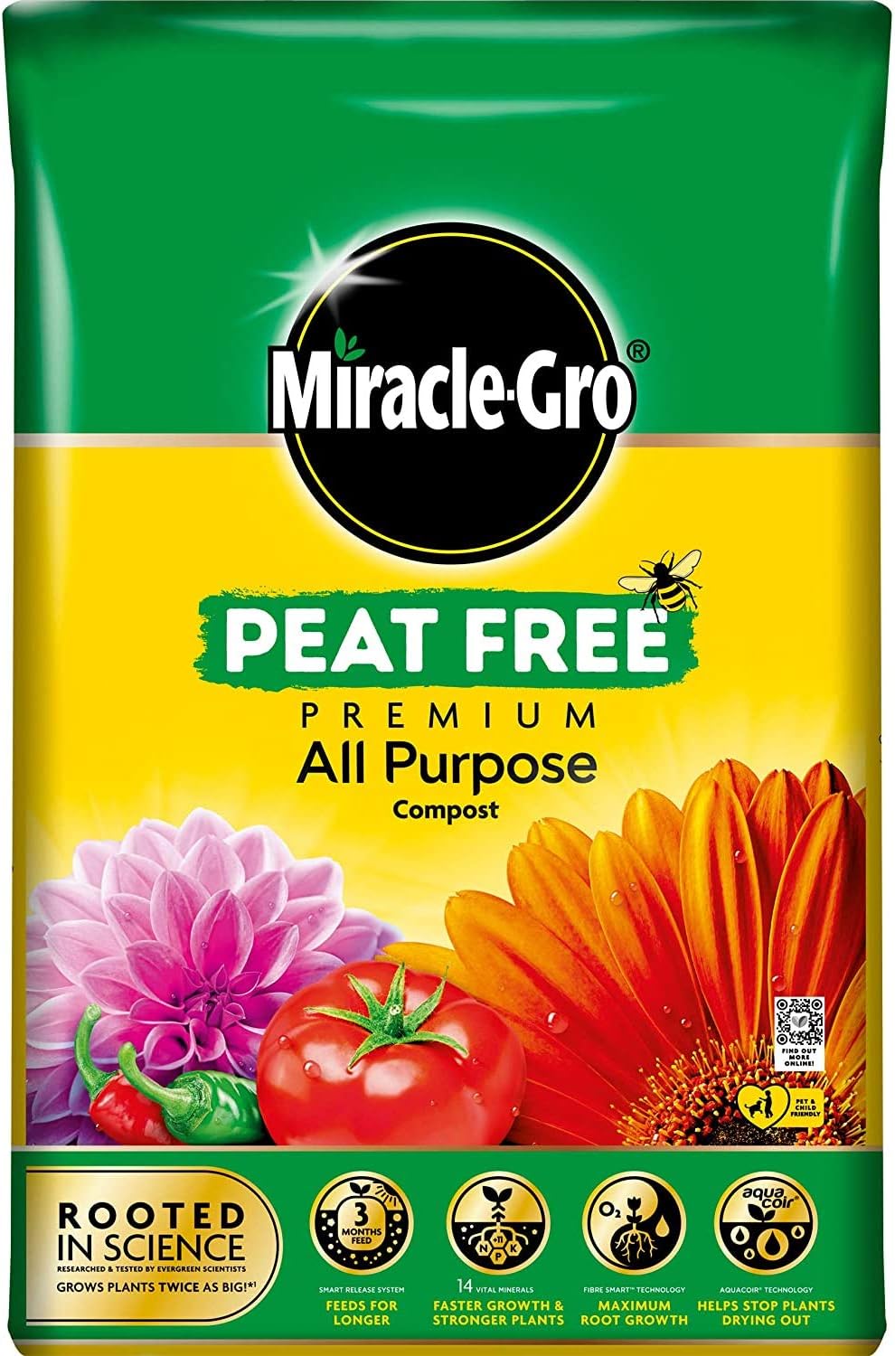 Miracle-Gro All Purpose Peat Free Premium Compost