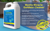 Monty Miracle Fast Patio Cleaner - 6 x 5L Outdoor Surface Cleaner for Patio, Decking, Fencing + More