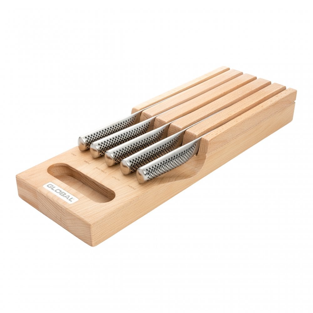 Global Hikaeme 6 Piece Drawer Knife Dock Set