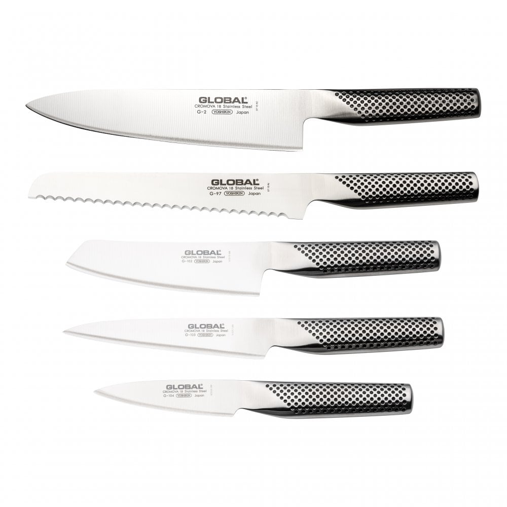 Global Hikaeme 6 Piece Drawer Knife Dock Set