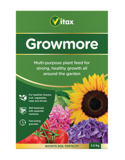 Vitax Growmore Multi-Purpose Plant Feed 2.5kg Box
