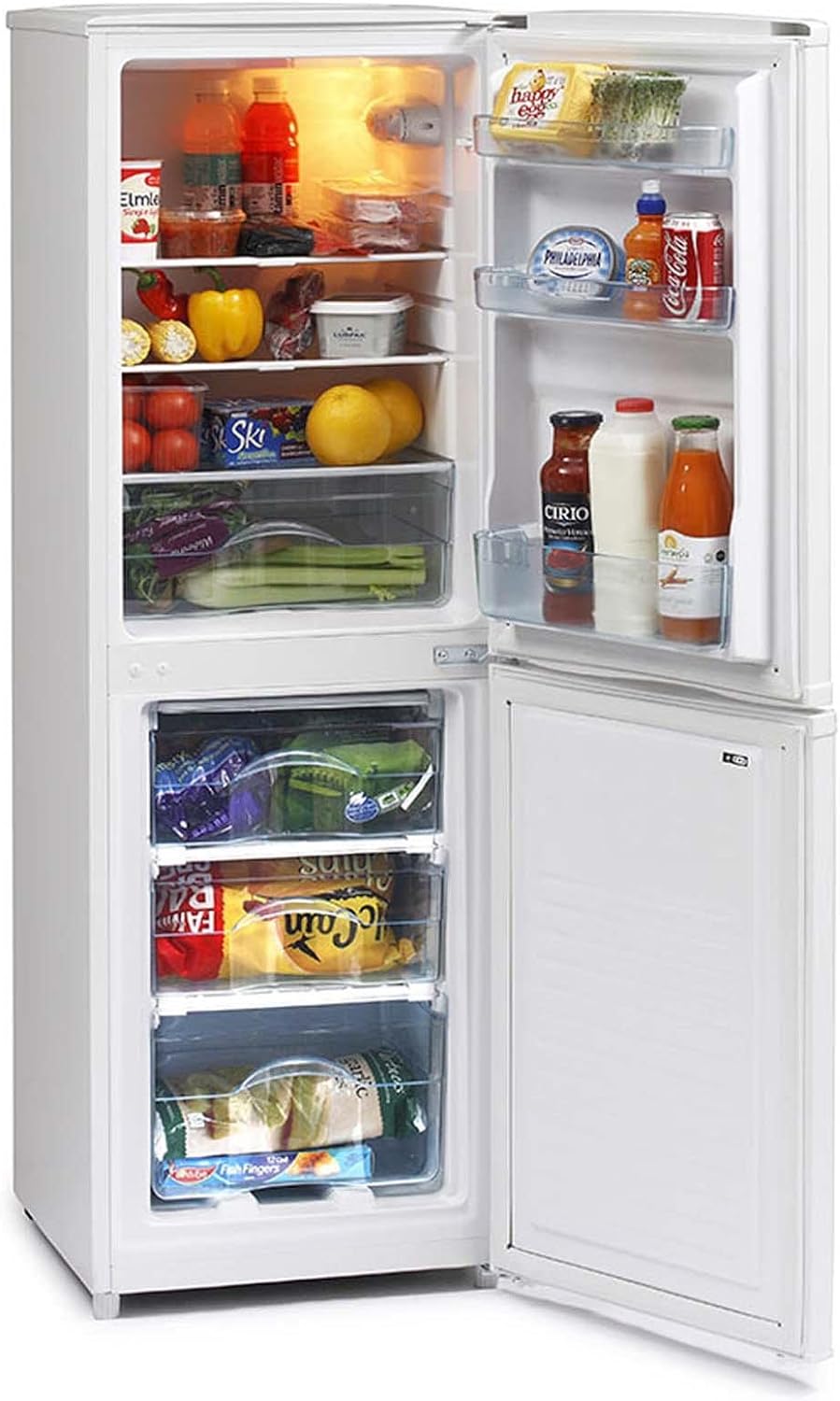 Iceking IK8951 Freestanding Fridge Freezer 50/50 Split White