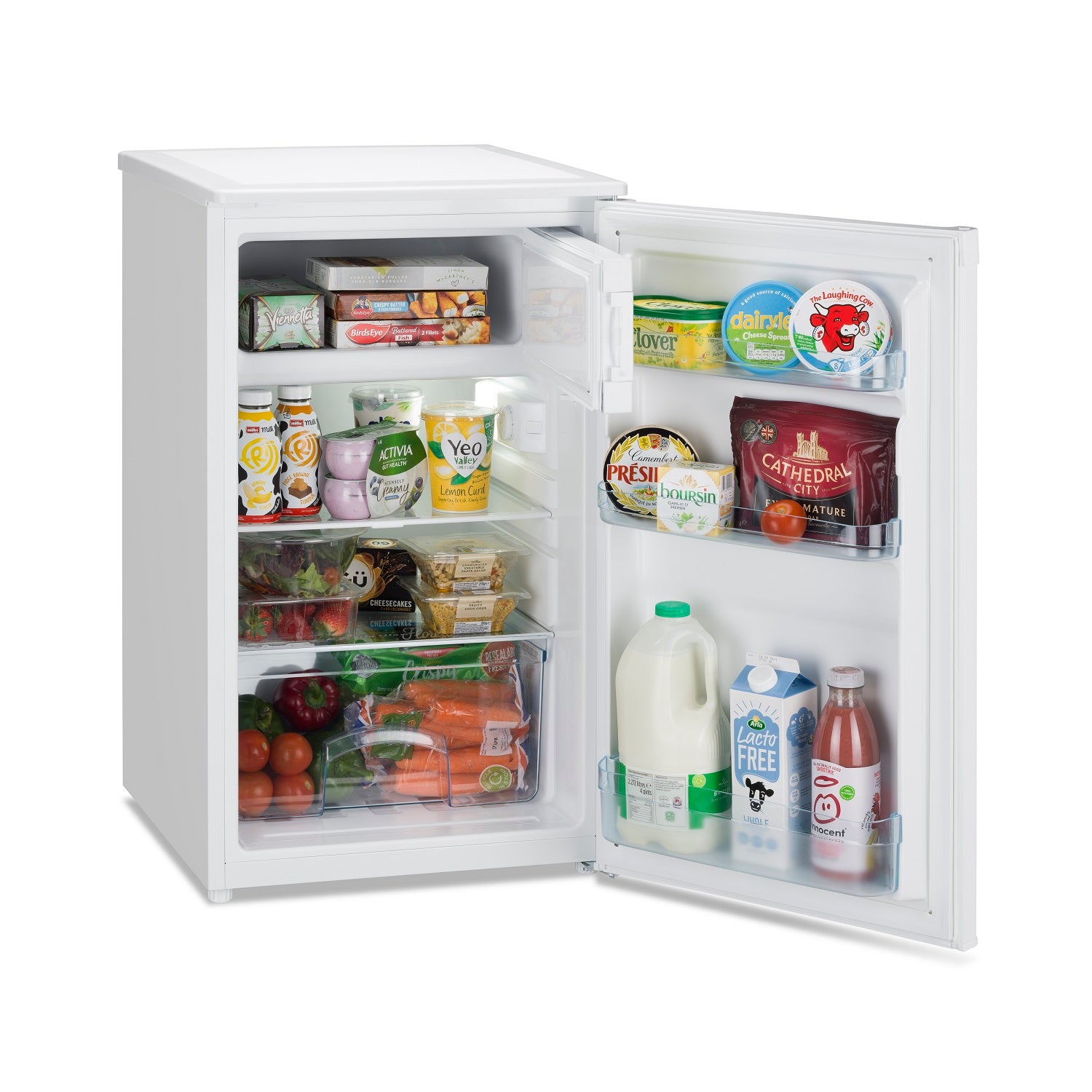 Iceking RK104 Under Counter Fridge With Mini Freezer Box