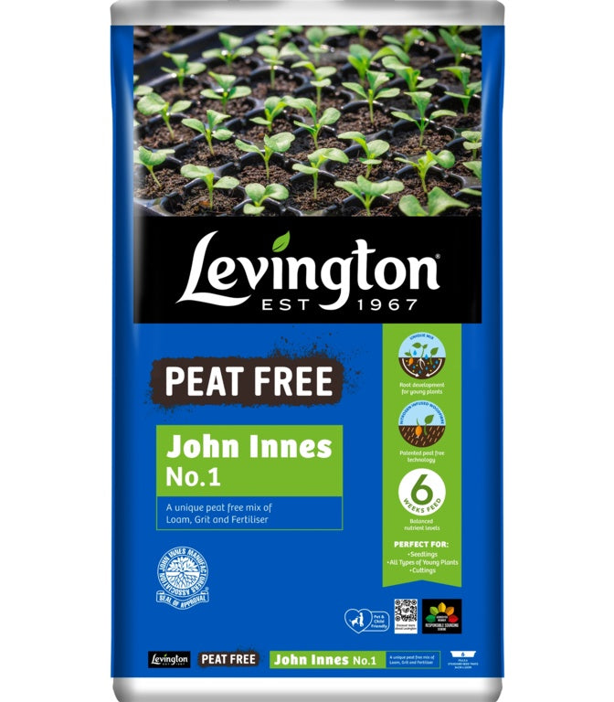 Levington Peat Free John Innes No 1 Compost 25L