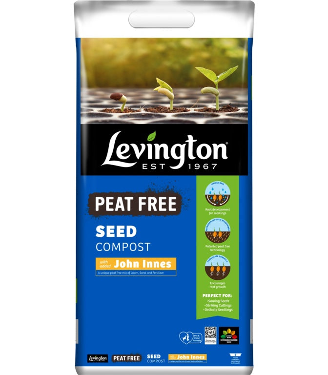 Levington John Innes Seed Peat Free Compost 10L Bag