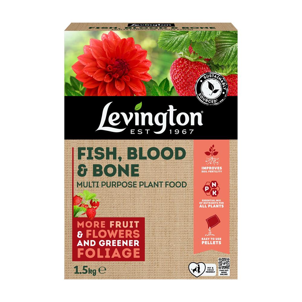 Levington Fish Blood & Bone Multi Purpose Plant Food 1.5kg