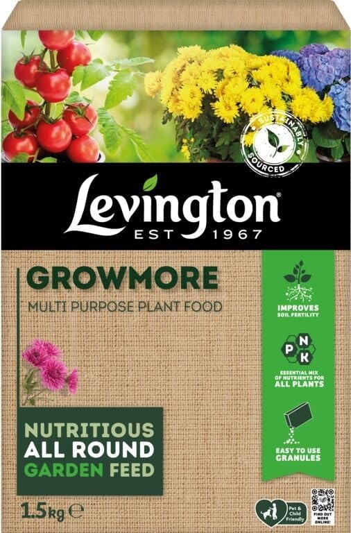 Levington Growmore Multi Purpose Plant Food 1.5kg