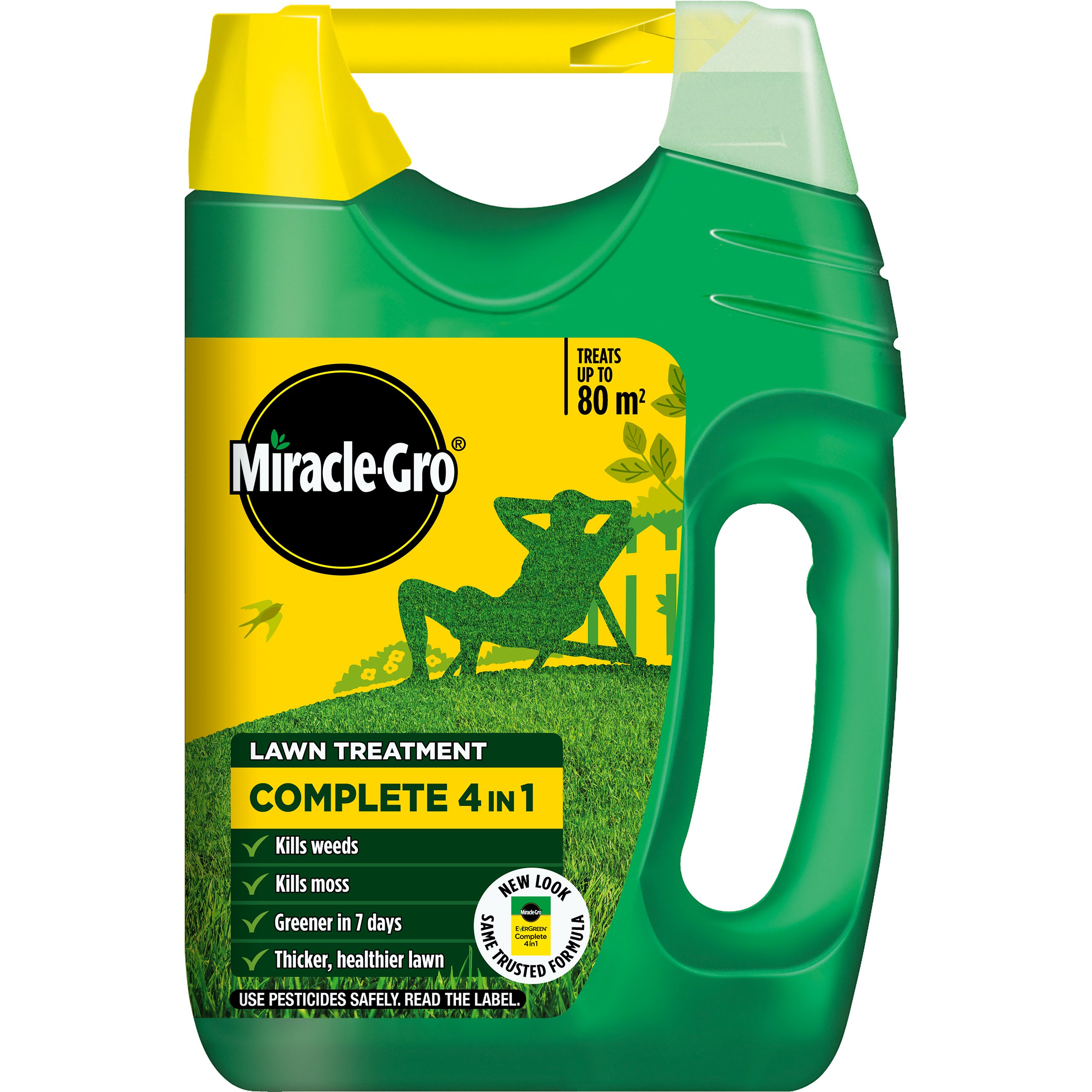 Miracle-Gro Complete 4-in-1 Lawn Feed & Weed 80m2 Spreader
