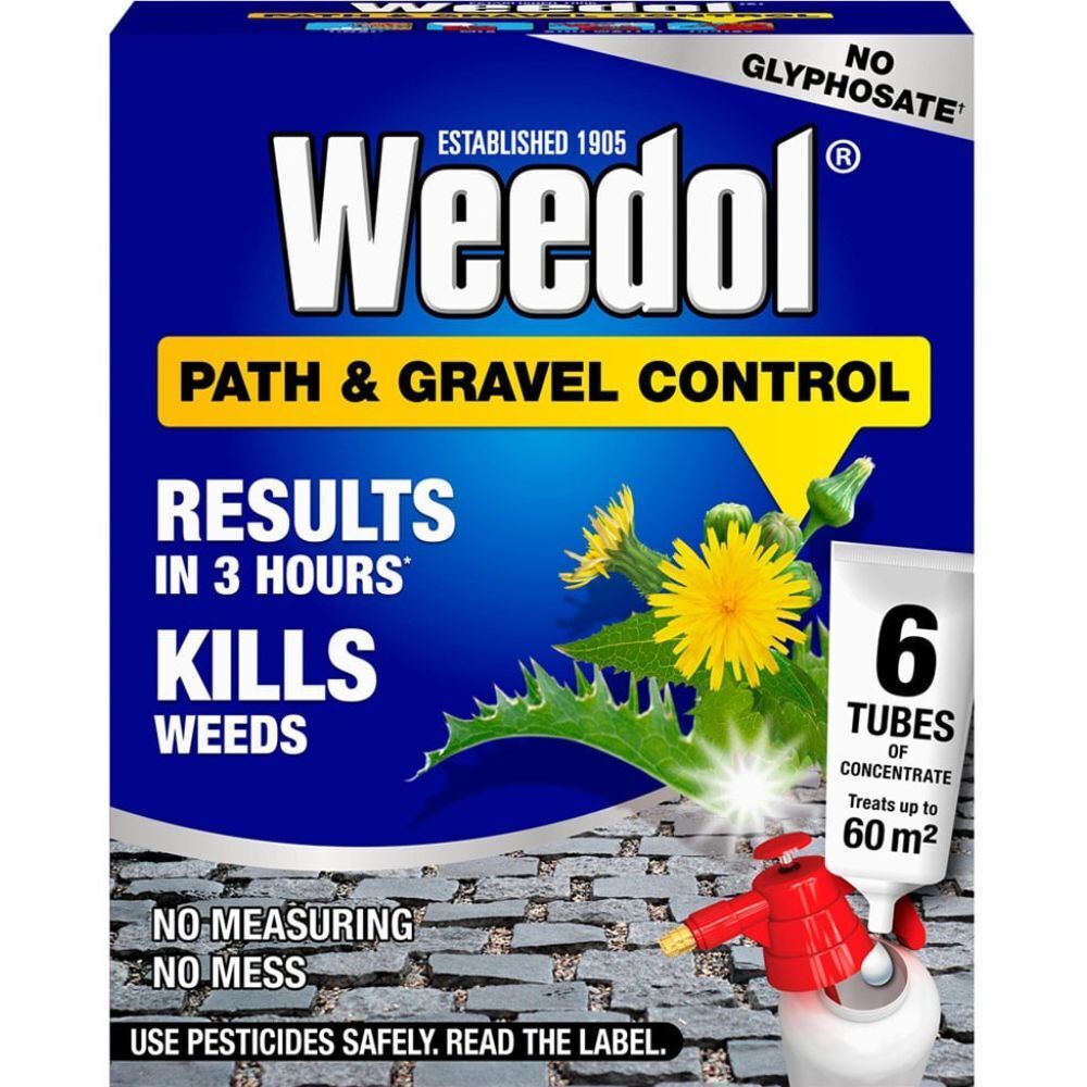 Weedol Path & Gravel control Weedkiller 6 Tubes
