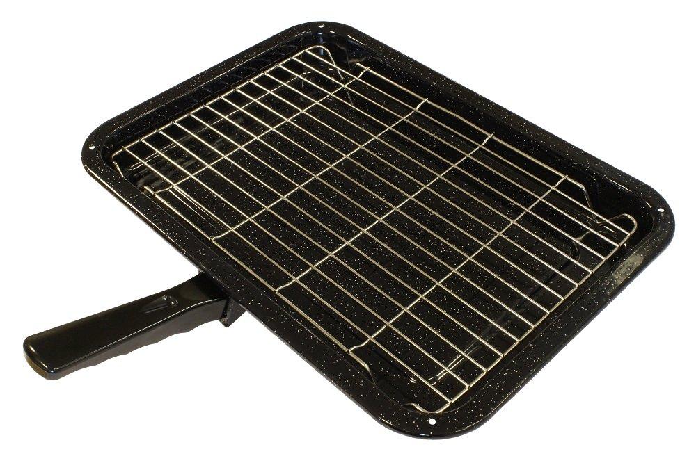 Zinc-Products-Durable-Universal-Oven-Cooker-Grill-Pan-Rack-&-Detachable-Handle-380-x-280mm