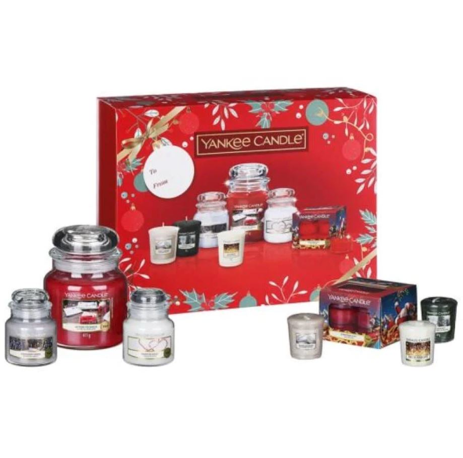 Yankee Candle Snow Globe Wonderland WOW Christmas Gift Set