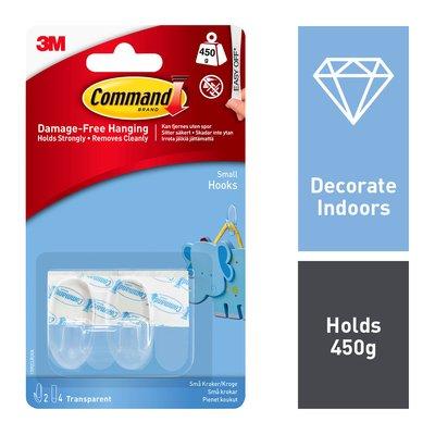 Command™-Small-Clear-Hooks-with-Clear-Strips-17092CL