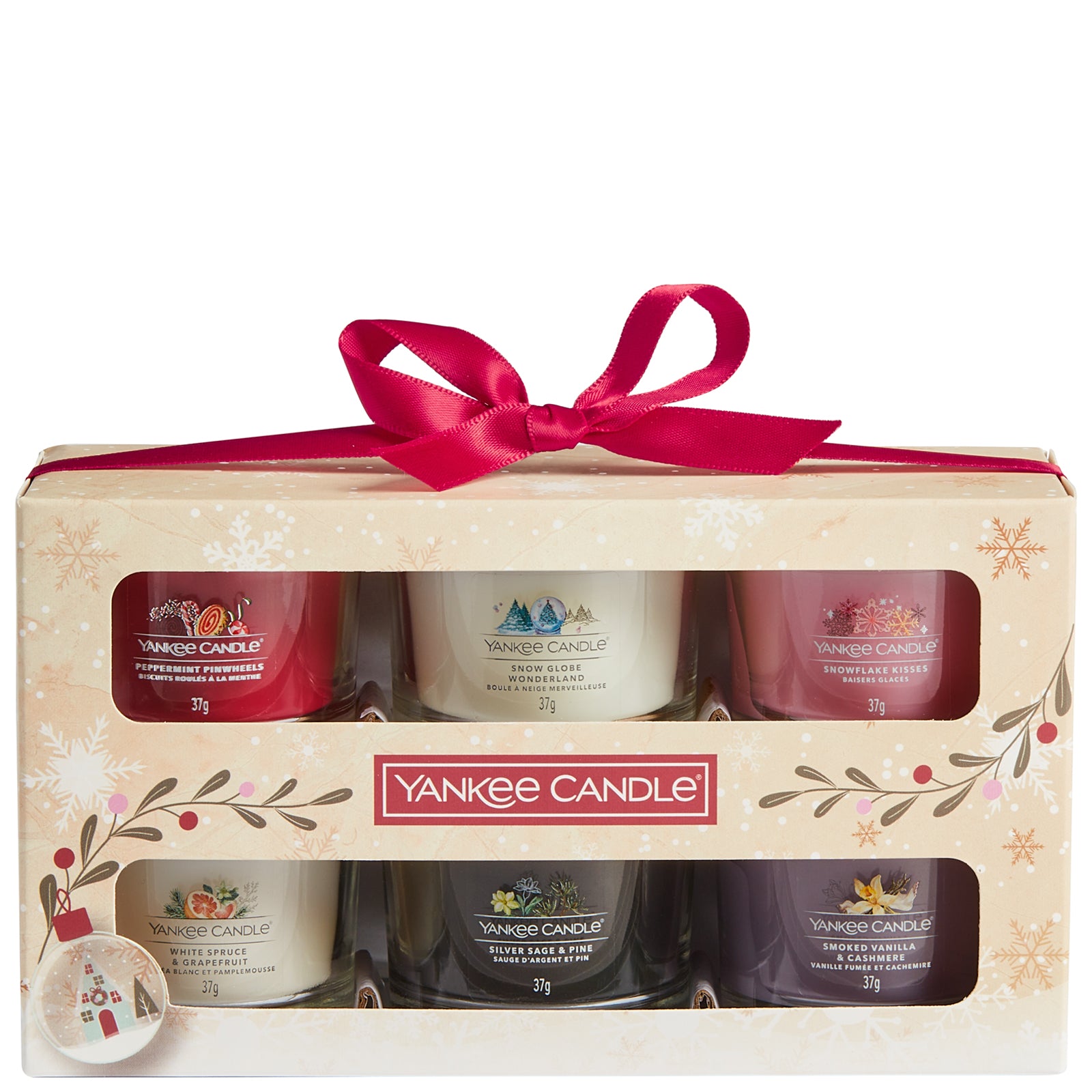 Yankee Candle Christmas 6 Filled Votive Gift Set