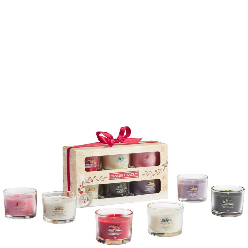 Yankee Candle Christmas 6 Filled Votive Gift Set