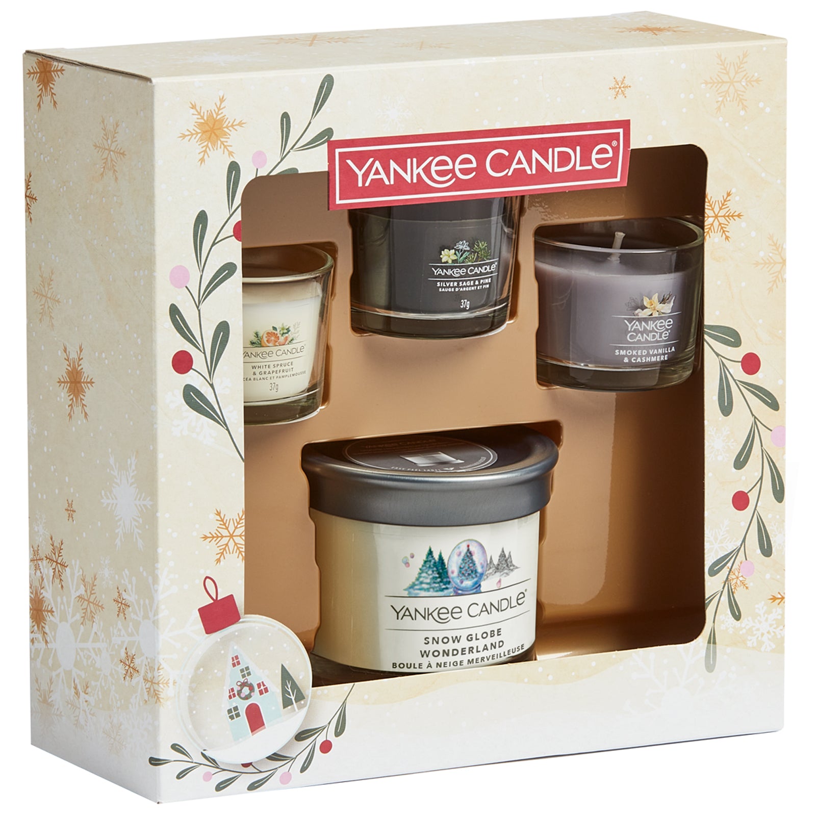 Yankee Candle Christmas 3 Filled Votive Gift Set