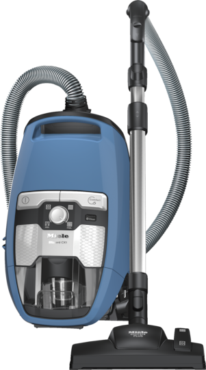 RETURNED Miele Blizzard CX1 Blue PowerLine Cylinder Vacuum Cleaner, SKRF3