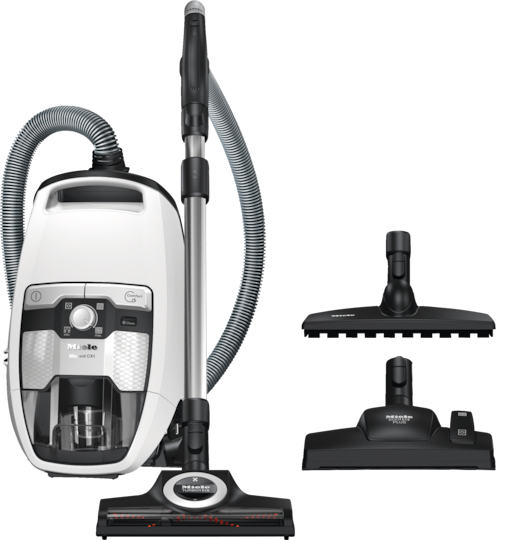 Miele Blizzard CX1 White Total Solution PowerLine Cylinder Vacuum Cleaner, SKCF3