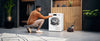 Miele TEH785WP EcoSpeed 9kg Heat Pump Tumble Dryer, Lotus White, Chrome Door