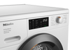 Miele WED665 WCS TwinDos 8kg Washing Machine, Lotus White, Graphite Door