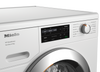 Miele WEG665 WCS TwinDos 9kg Washing Machine, Lotus White, Chrome Door