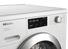 Miele WEG365 WCS PowerWash 9kg Washing Machine, Lotus White, Chrome Door