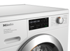 Miele WEH865 WCS PowerWash & TwinDos 8kg Washing Machine, Lotus White, Chrome Door