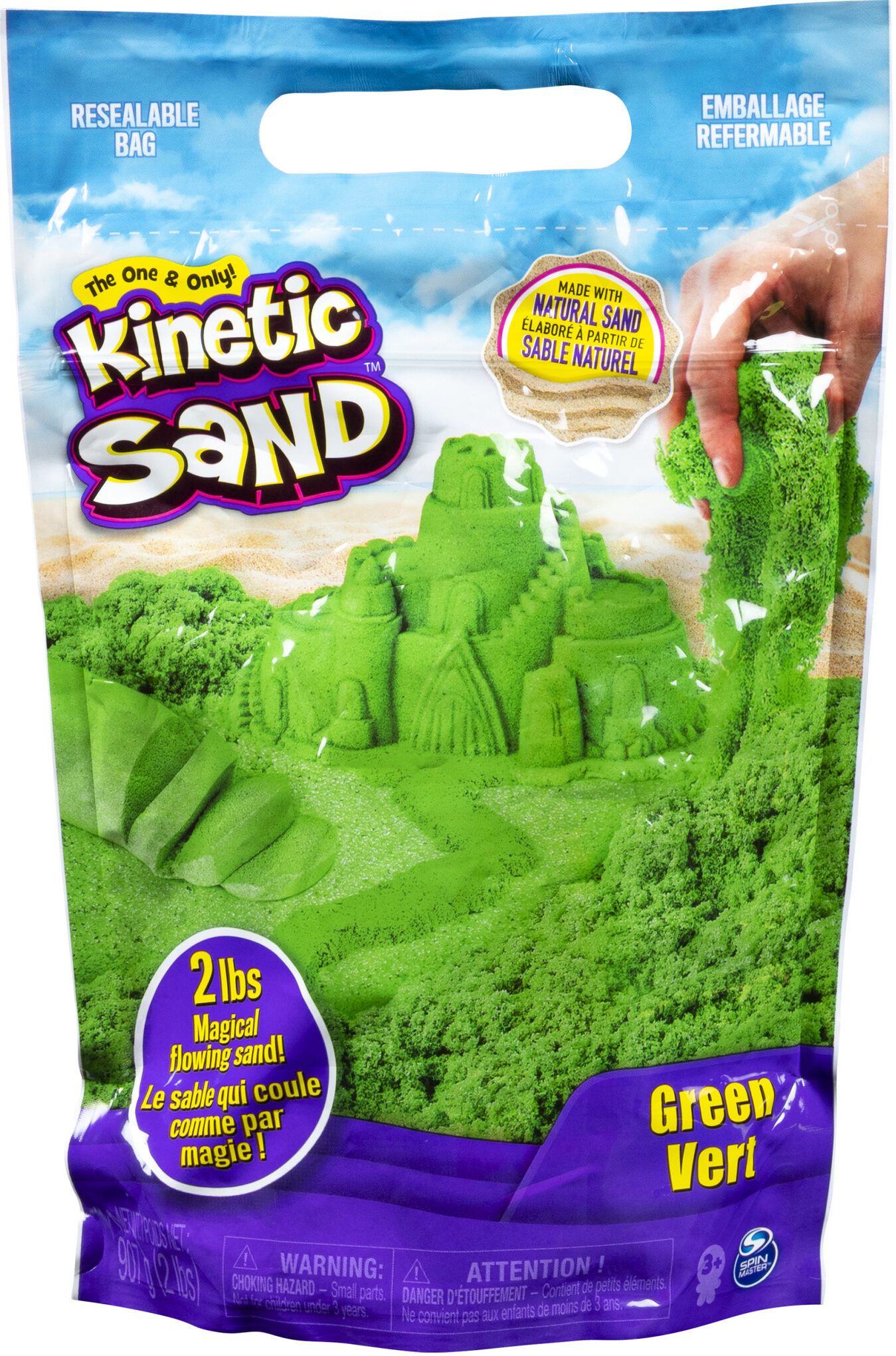 Kinetic Sand 2lb Colour Sand Bag Assorted
