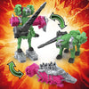 Power Rangers Dino Fury Pink Ankylo Hammer Zord & Green Tiger Claw Zord