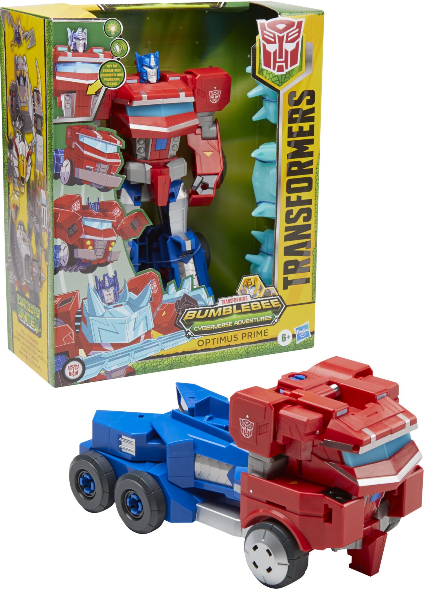 Transformers-Cyberverse-Roll-and-Transform-Optimus-Prime