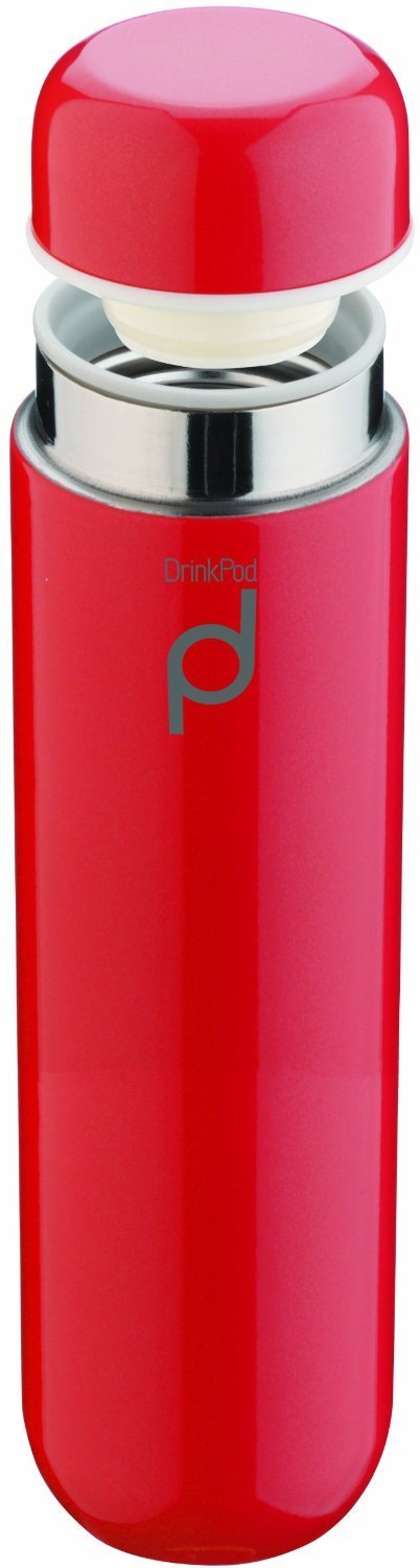 Grunwerg-300ml-Drinkpod-Stainless-Steel-Vacuum-Flask-Flame-Red