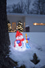 Acrylic Snowman with Cap, LED